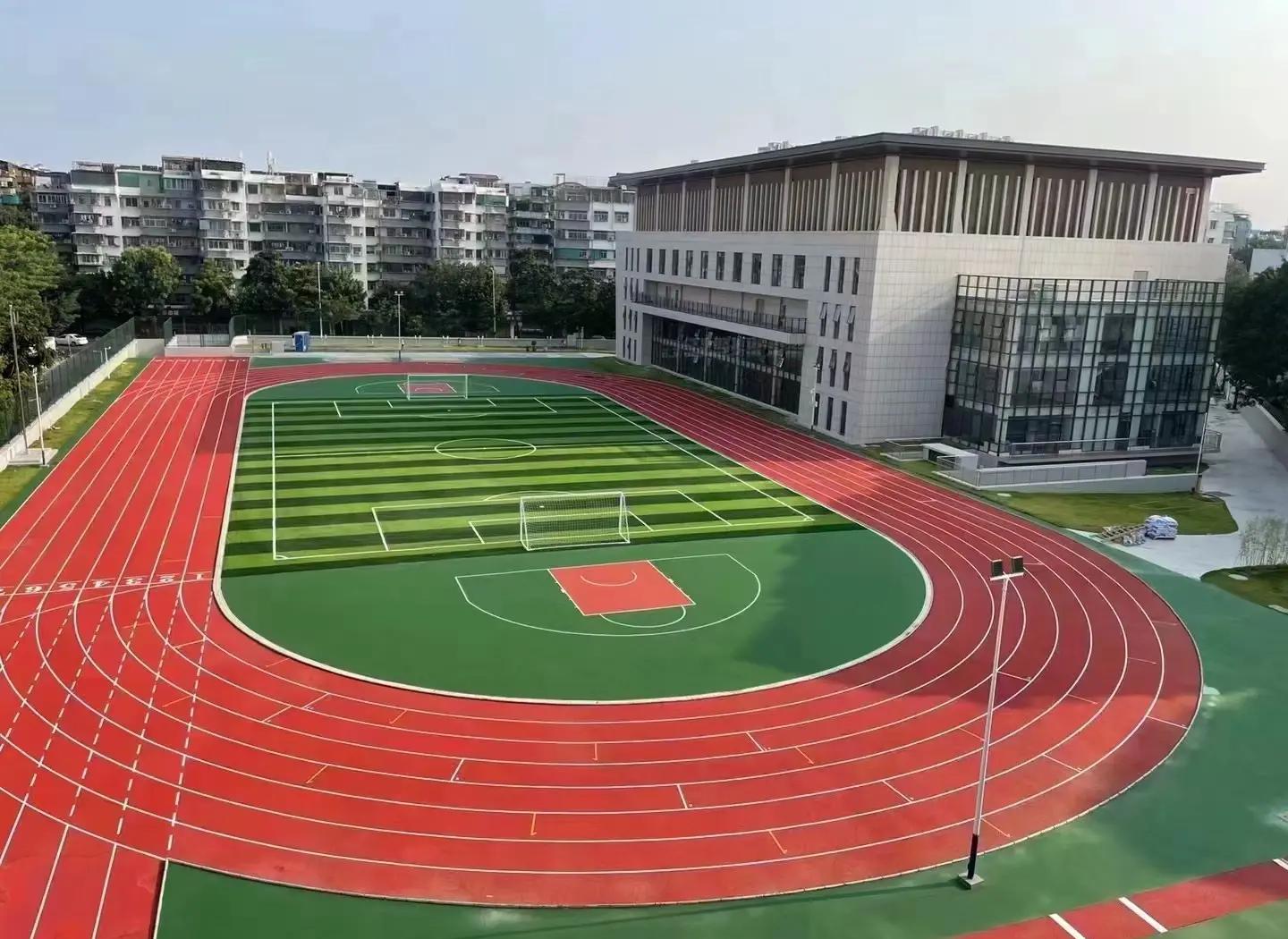 巴中市塑胶跑道塑胶篮球场 - 方案